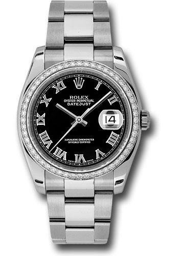 Replica Rolex Oyster Perpetual Datejust 36 Watch 116244 bkro