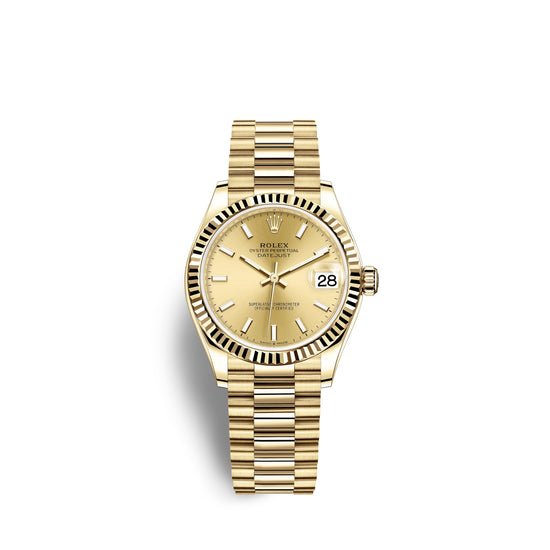 Rolex Replica Watch Datejust 31, 18k Yellow Gold, 278278-0040