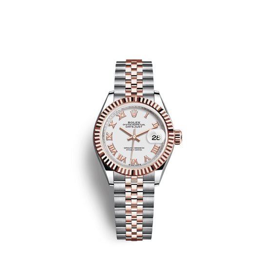 Rolex Replica Watch Lady-Datejust 28, Oystersteel and 18k Everose Gold, 279171-0021