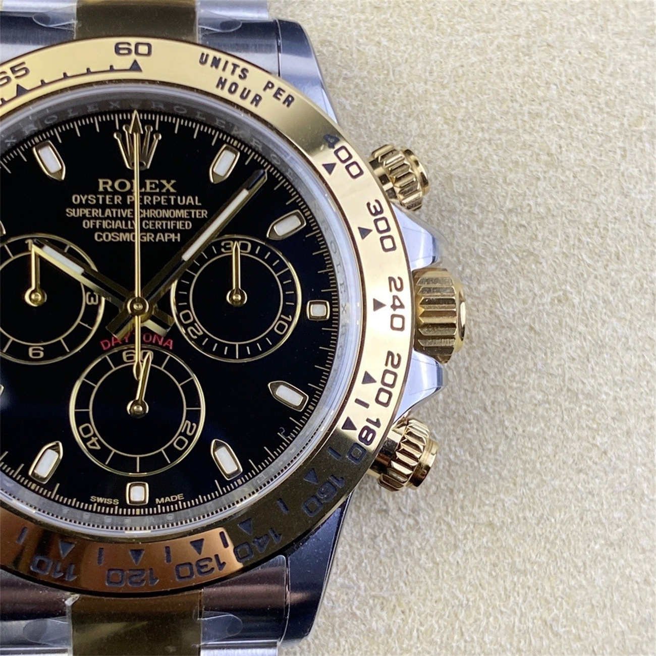 Two Tone Daytona Replica – 116503 Black Dial (Dandong 4130)